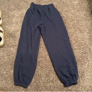 Kids Navy Blue Jogger Pants